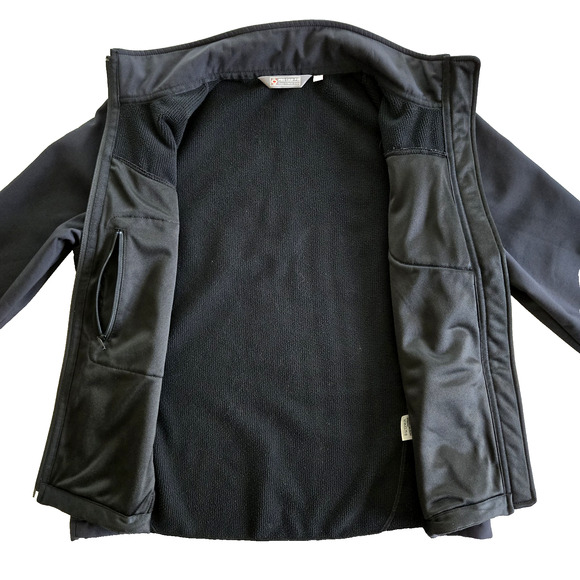 Pro Cam Fis Jacket Womens M Black Softshell Coat Outdoor Hiking Utility Gorpcore - Picture 8 of 12